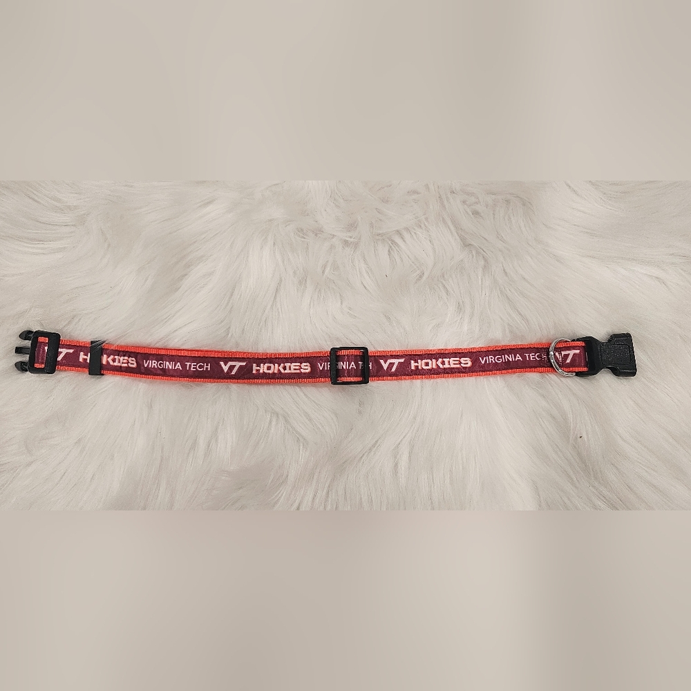 Pets First Collegiate PET Collar OLD VERSION Virginia Tech Hokies Dog Collar, L